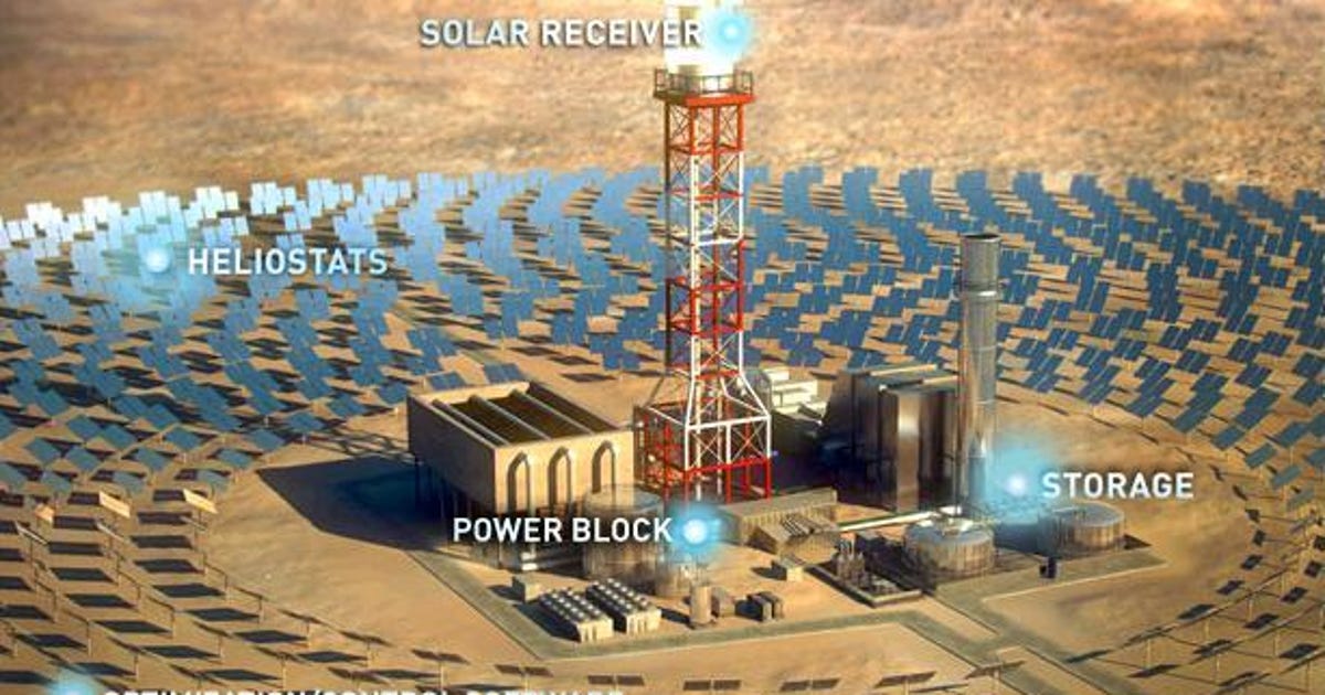 Molten Salt Keeps Solar Power Flowing Cnet 