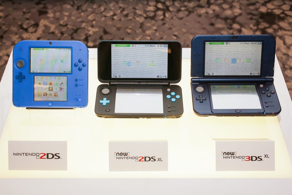 2ds Xl Nintendo S New Portable Has Advantages Over Switch Hands On Cnet