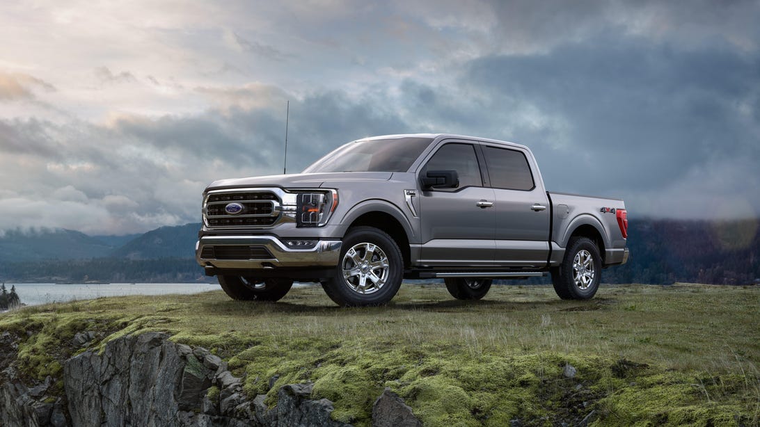2021 Ford F-150 in silver