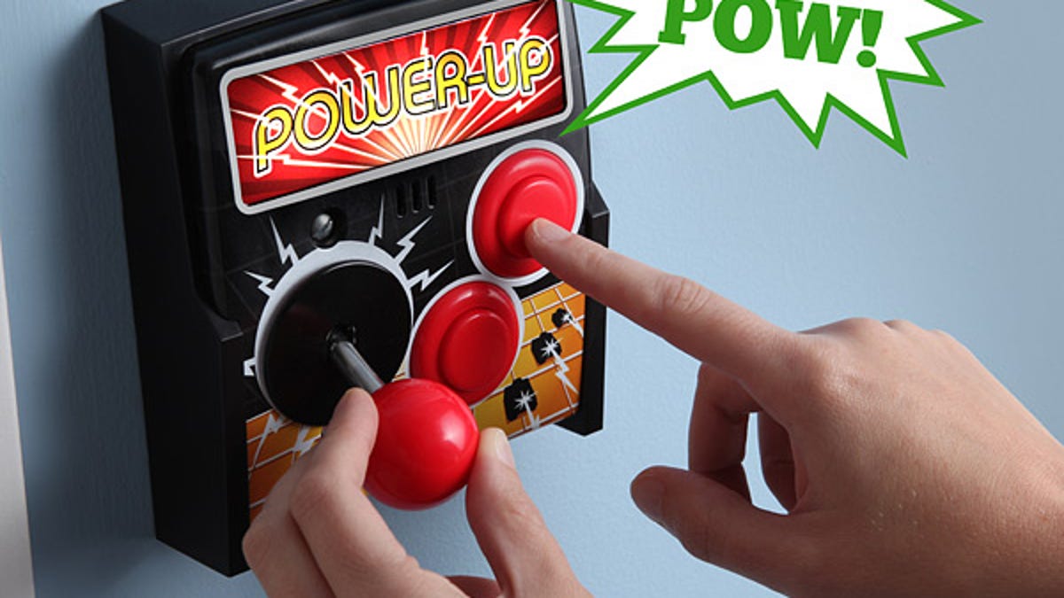 Power-Up Arcade Light Switch Plate
