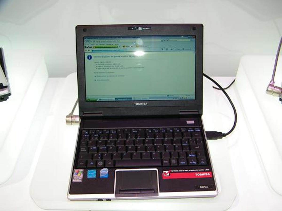 Toshiba NB100 Netbook is marketed in Latin America