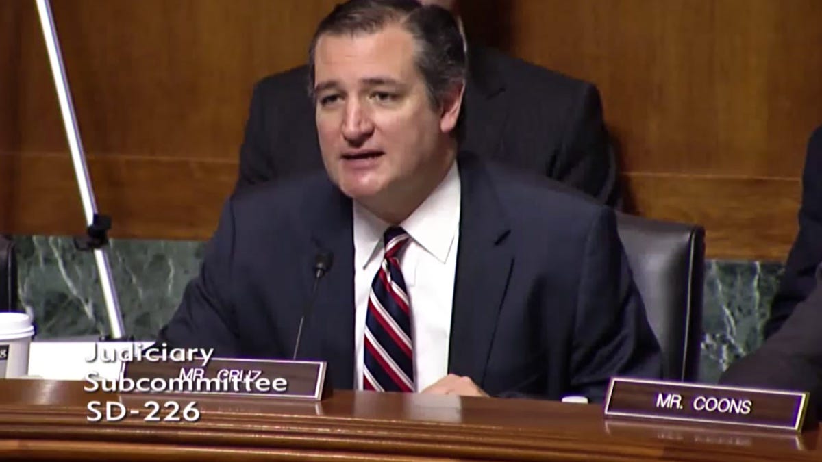 Texas Sen. Ted Cruz voices concerns about internet governance and freedom of speech.&#x200B;