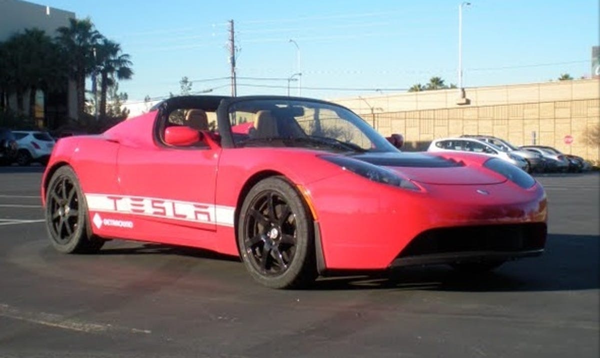 This Tesla Roadster Sport is one of only 1,500 in the world, and the only one you can rent by the hour through Getaround.