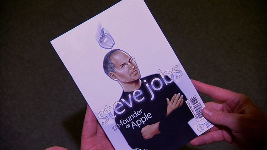 The latest comic-book superhero? Steve Jobs