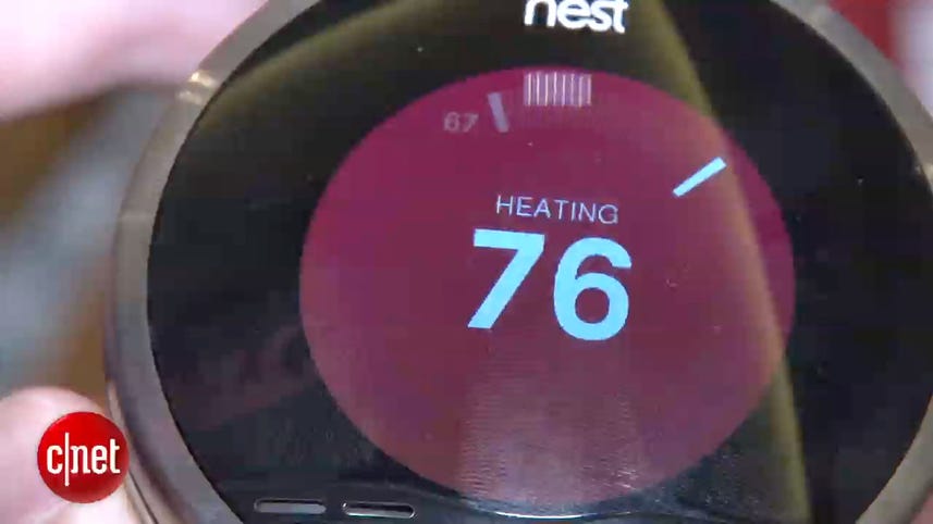 Nest thermostat hands-on