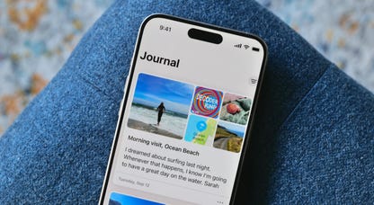 Reflections in the Journal app