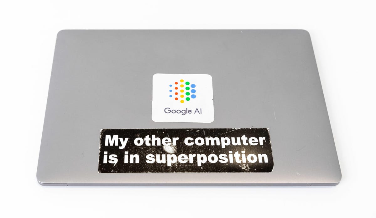 Google quantum computing sticker