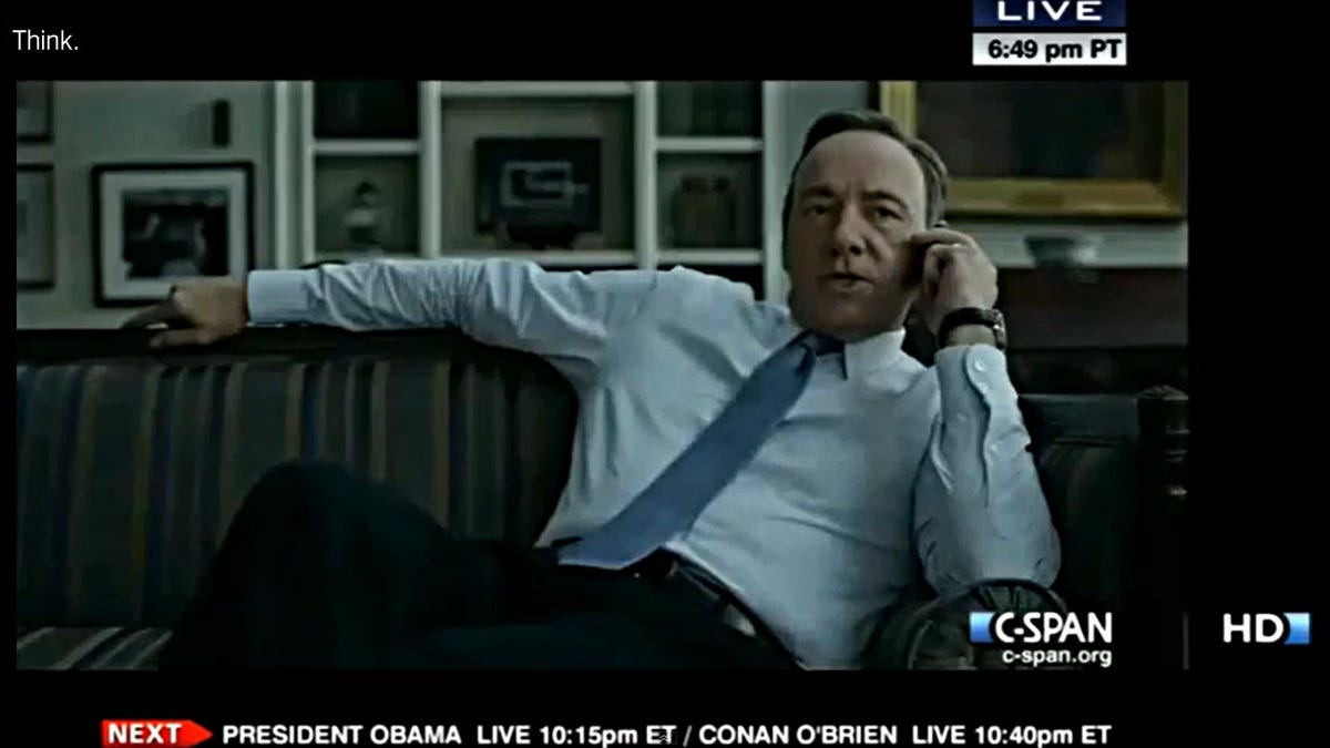 Kevin Spacey House of Cards WHCD spoof