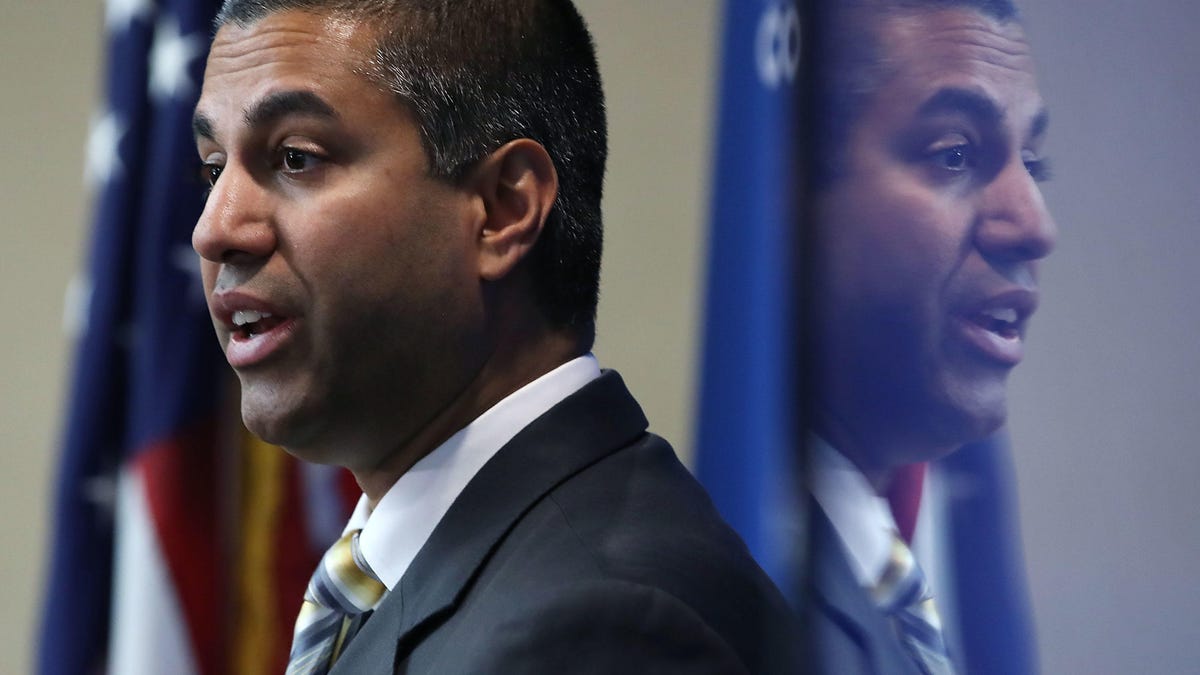 FCC Chairman Pai Attends News Conference On Providing Low Cost Student Internet