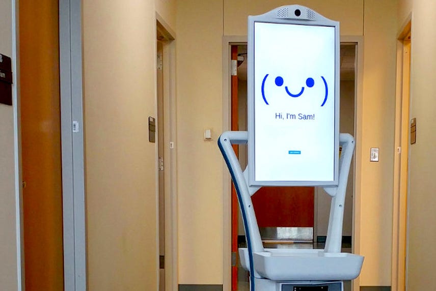 This robot will pop by and check on your nana at the old folks home (Tomorrow Daily 403)