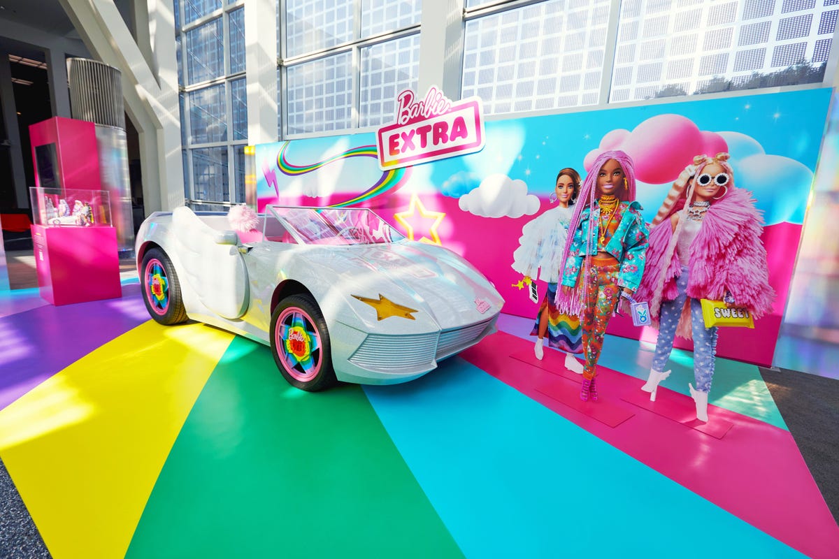 Barbie Extra Car at 2021 LA Auto Show