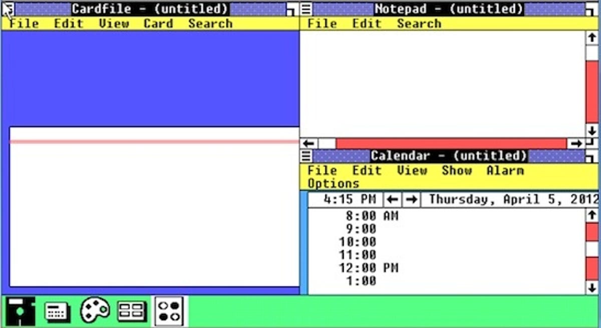 Windows 1 was released in 1985.  Mice were still a novelty.