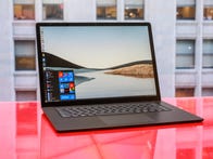 <p>Microsoft's Surface Laptop 3 runs Windows 10.</p>