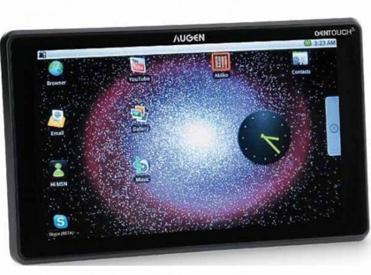 Photo of the Augen Gentouch78 Android tablet.
