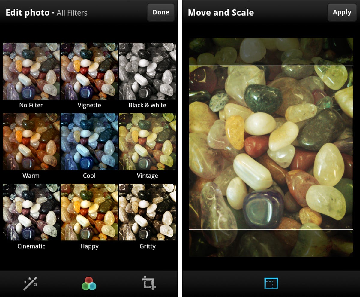 Twitter photo editor- filters and crop