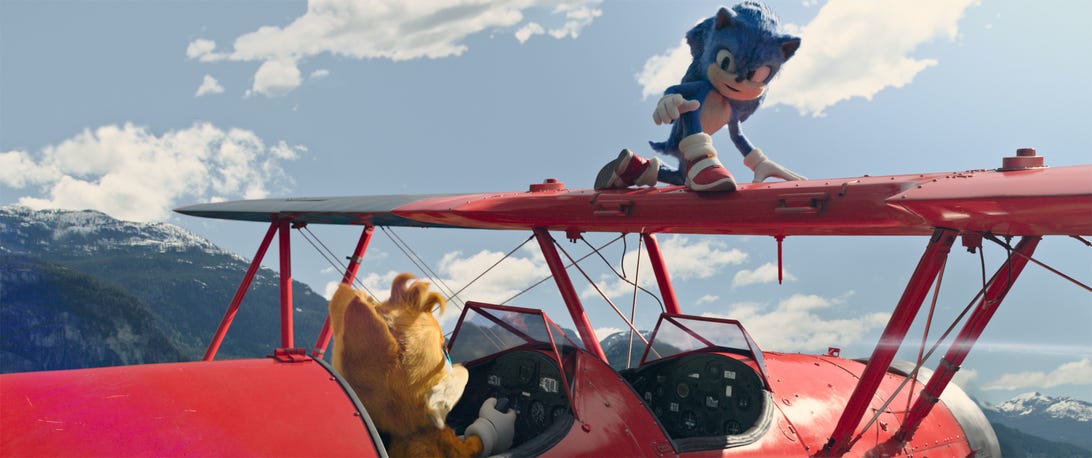 Sonic 2 plane (with Tails)