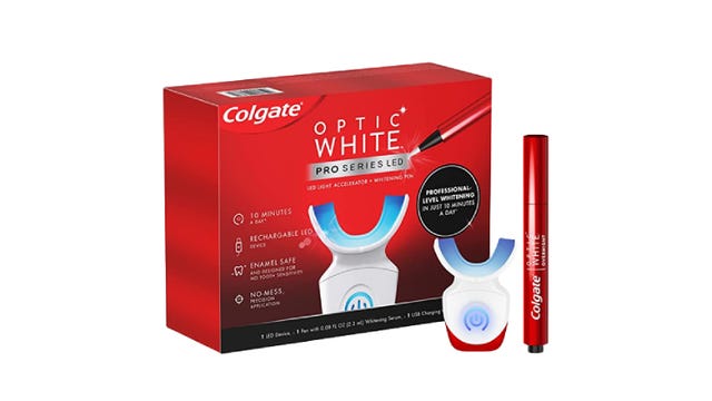 Colgate Optic White LED whitening kit