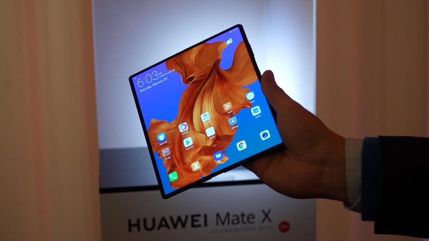 Huawei Mate X is a foldable phone with 5G