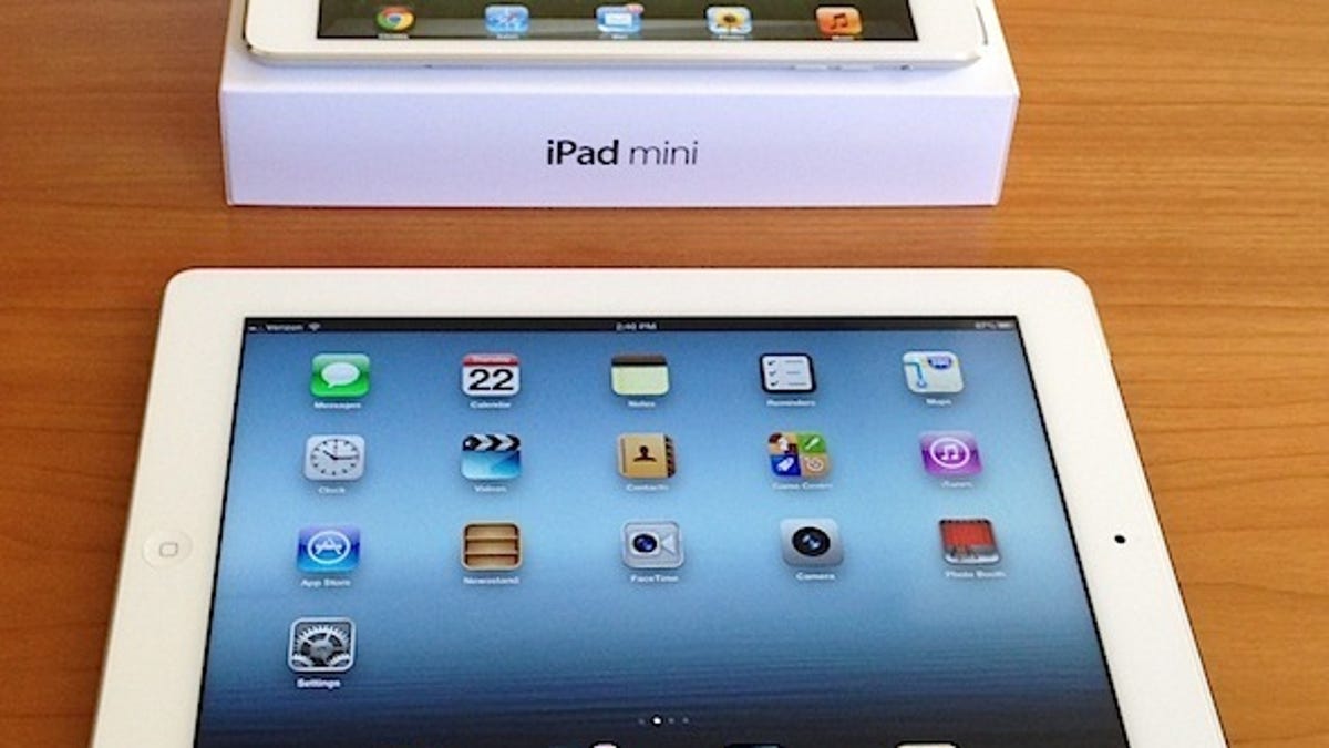 The iPad Mini is reportedly grabbing sales from the new Retina iPad.