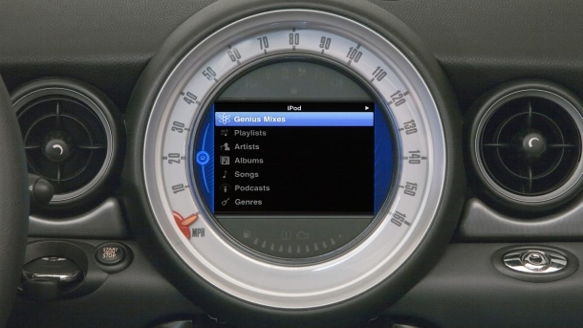 Mini's ConnectedDrive system will also gain iPod Out connectivity.