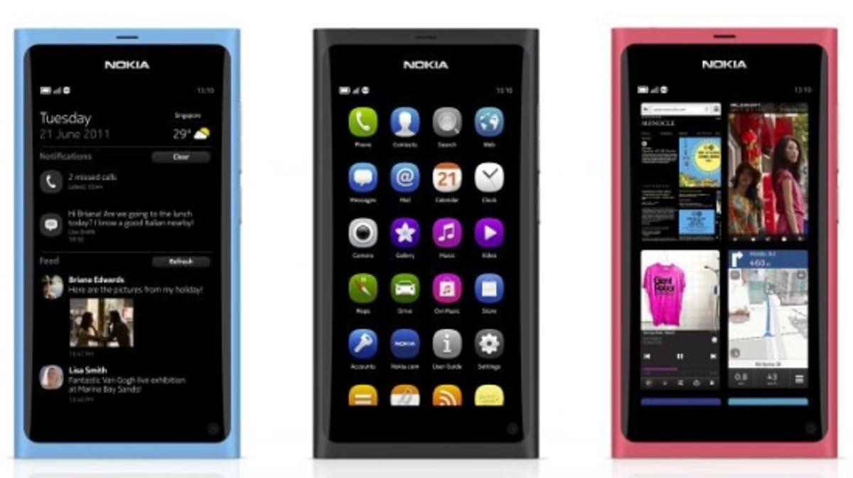 Nokia's N9 was the only smartphone to use MeeGo.