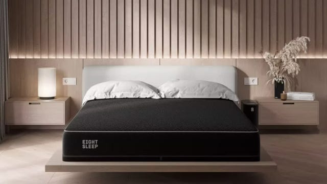 Eight Sleep Pro Mattress on Floating Frame