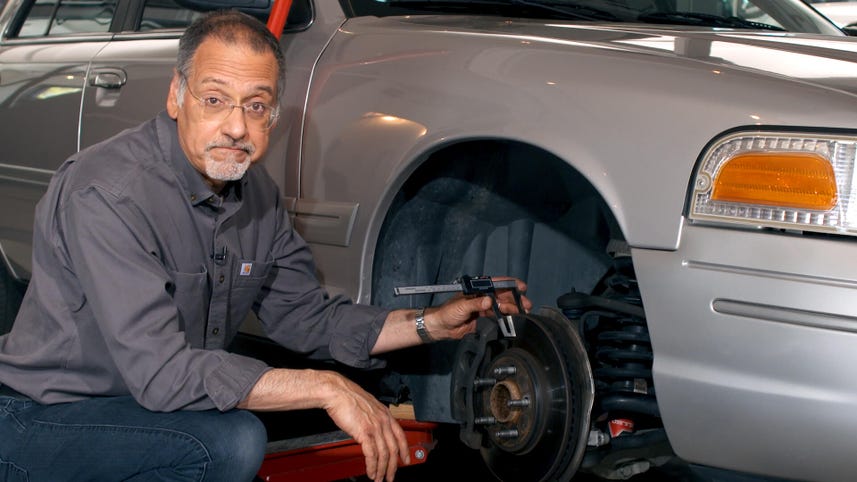 Measuring your car's brakes to tell if you need a brake job