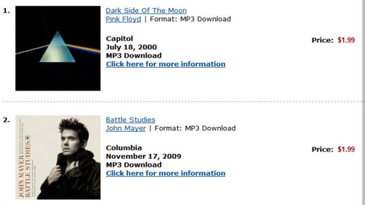 Two bucks for "Dark Side of the Moon"? How can you go wrong?