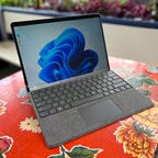 Microsoft Surface Pro 8 on a table