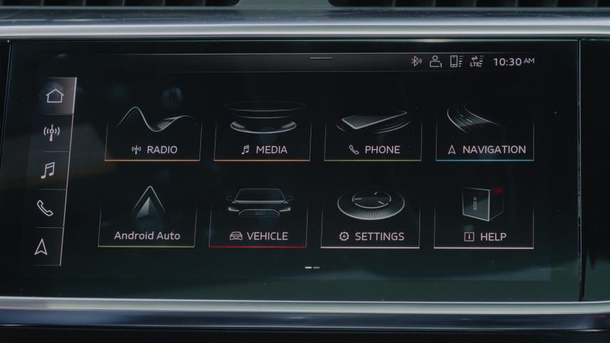 Checking the twin-touchscreen tech in the 2019 Audi A7