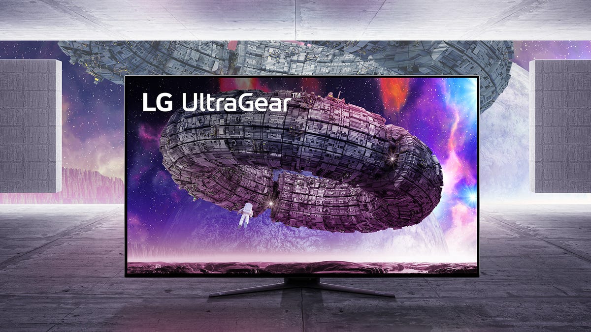 The LG UltraGear 48GQ900 48-inch OLED gaming monitor