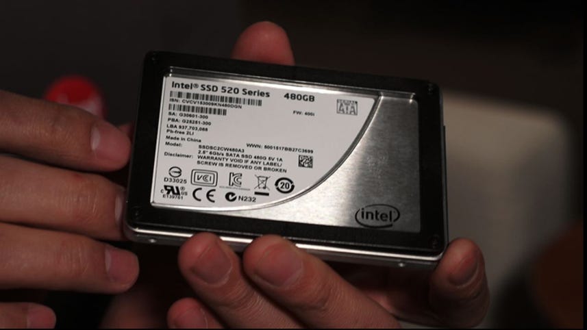 Intel 520 Series solid state drive