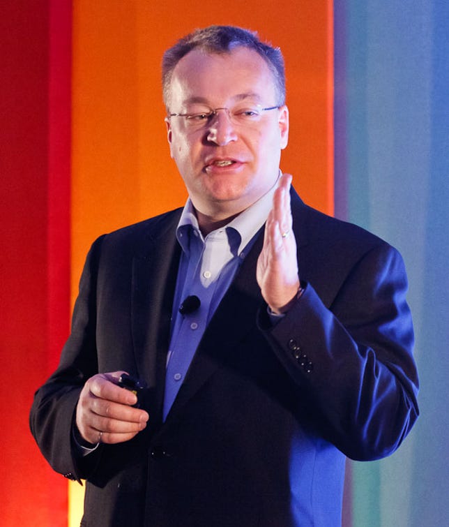 Nokia CEO Stephen Elop speaking earlier in 2011 at the Open Mobile Summit.