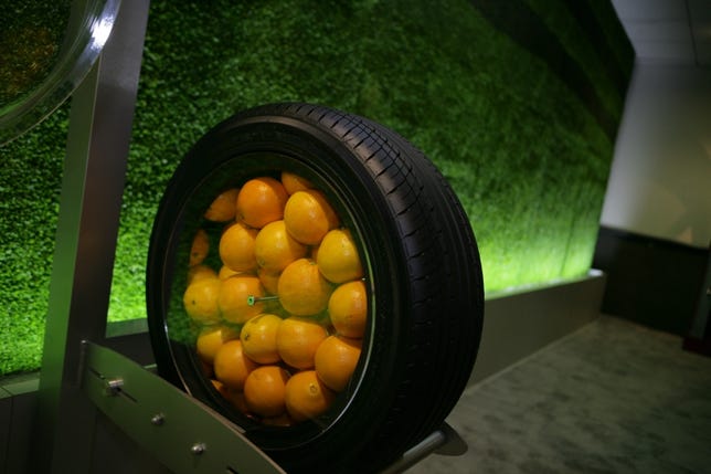 Yokohama orange tire