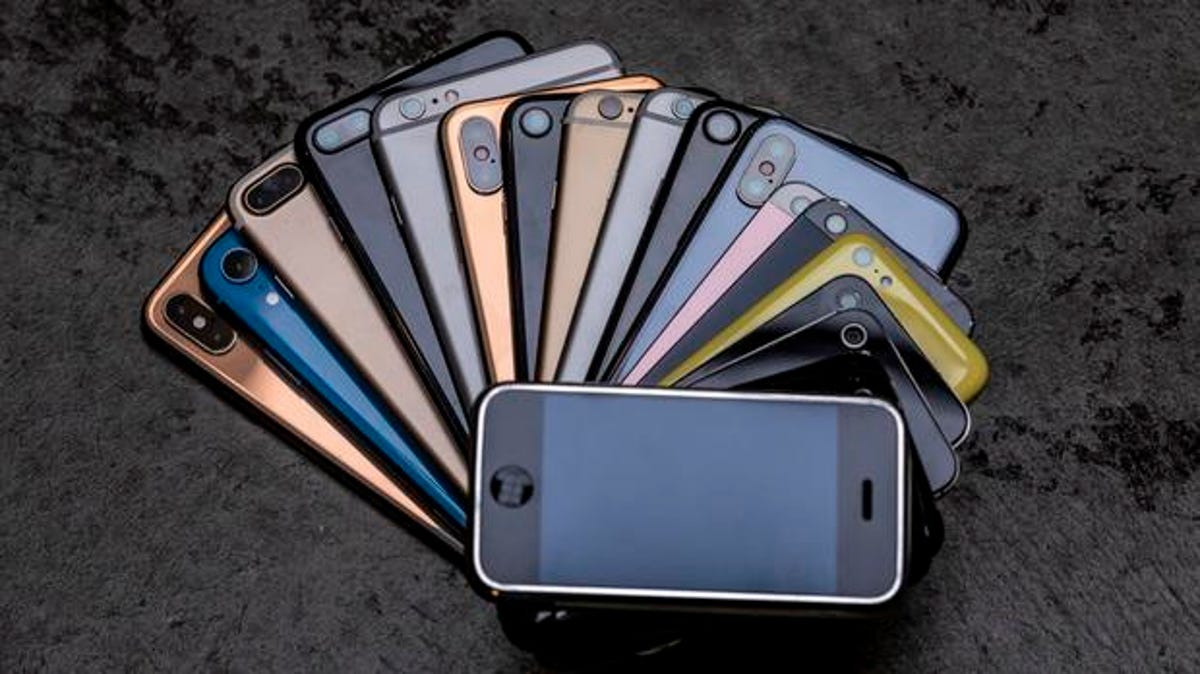 All the iPhones, from the 2007 original iPhone to 2018's iPhone XS.