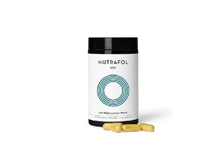 Bottle of Nutrafol Men's vitamins