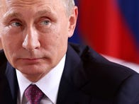 <p>Russian President Vladimir Putin at his New Year address in Moscow on December 31, 2017.&nbsp;</p>