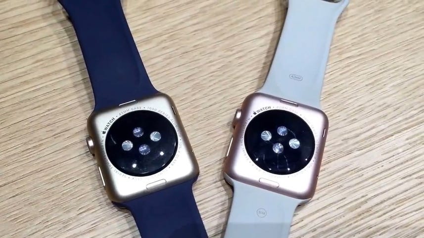 Hands-on Apple's new WatchOS and gold sport watches