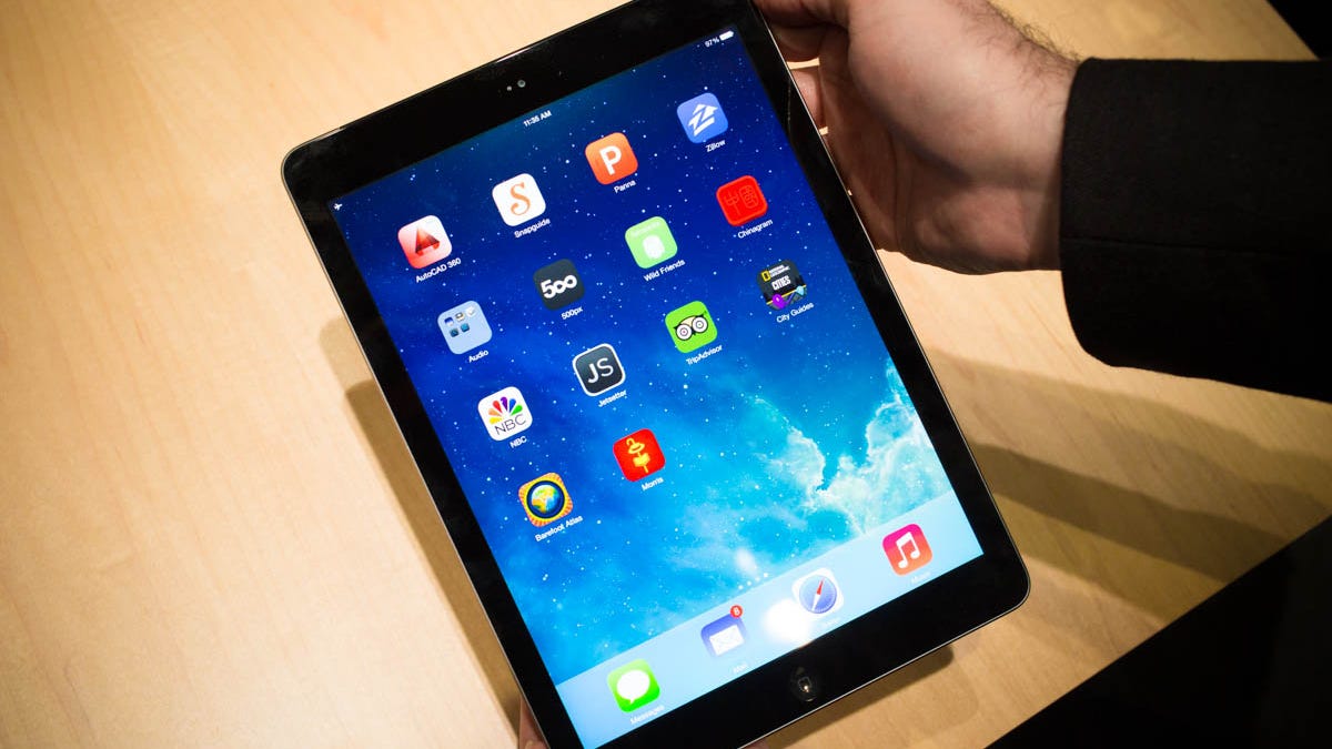 Apple&apos;s new iPad, the iPad Air.