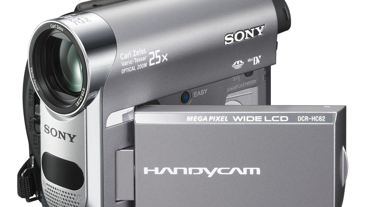Sanders official Tact Sony unveils two new budget miniDV camcorders - CNET