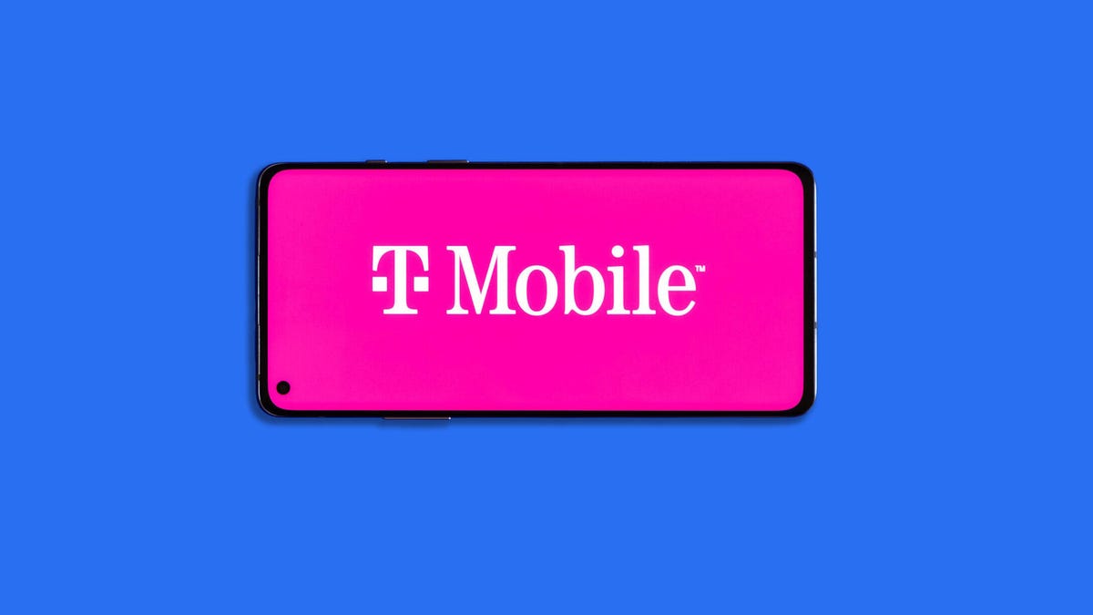 T-Mobile logo on a phone