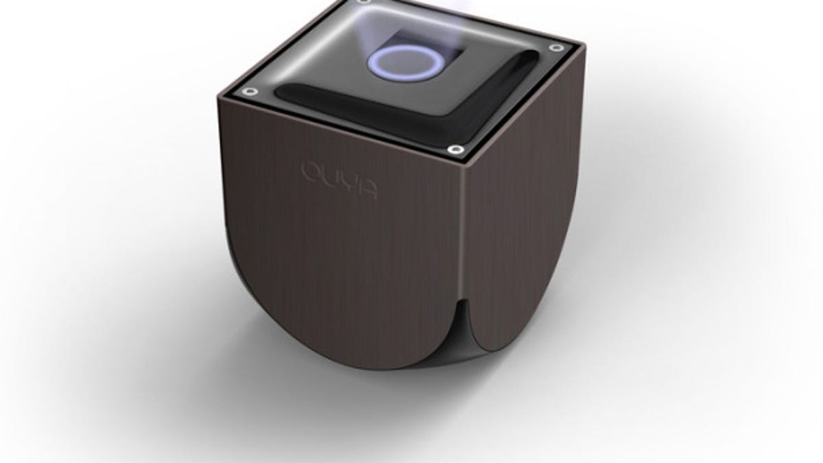 Ouya&apos;s Android-based gaming console.