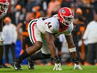 <p>Georgia defensive lineman Travon Walker has shot up draft boards and is now the favorite to the the first overall pick in the 2022 NFL Draft.</p>