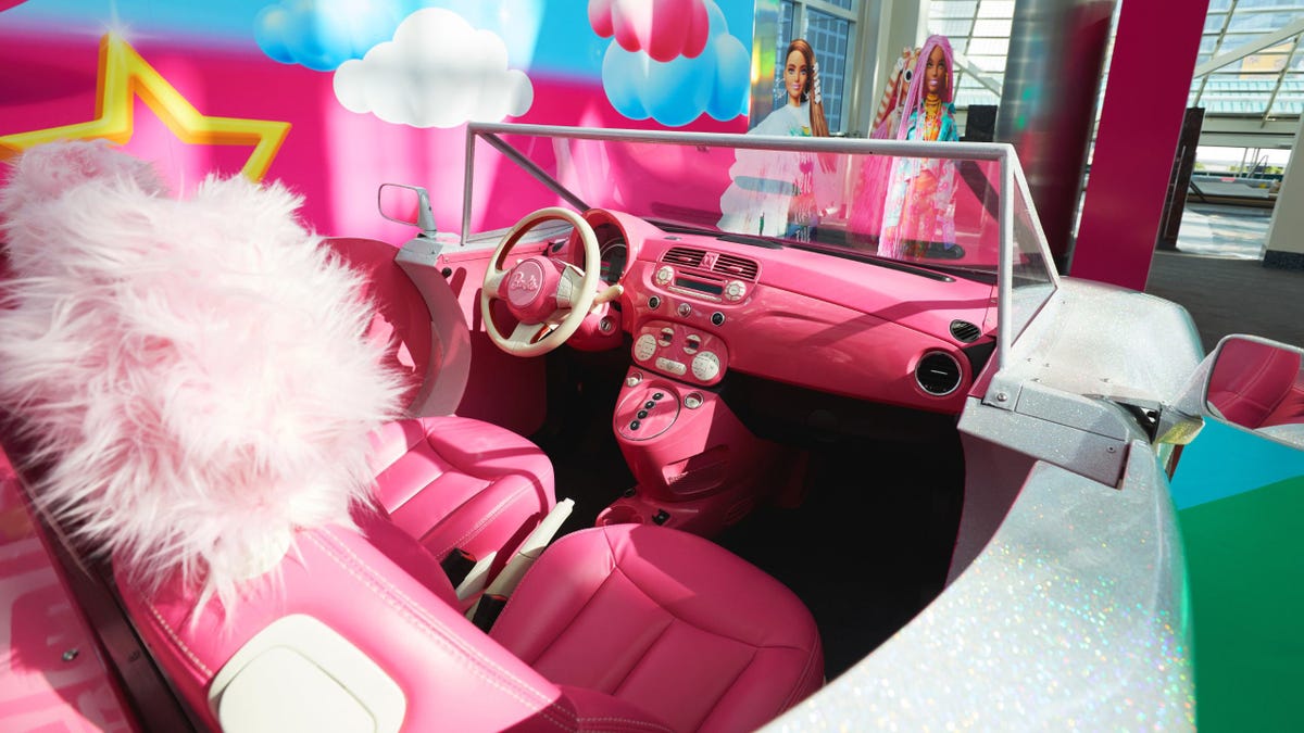 Barbie Extra Car at the LA Auto Show