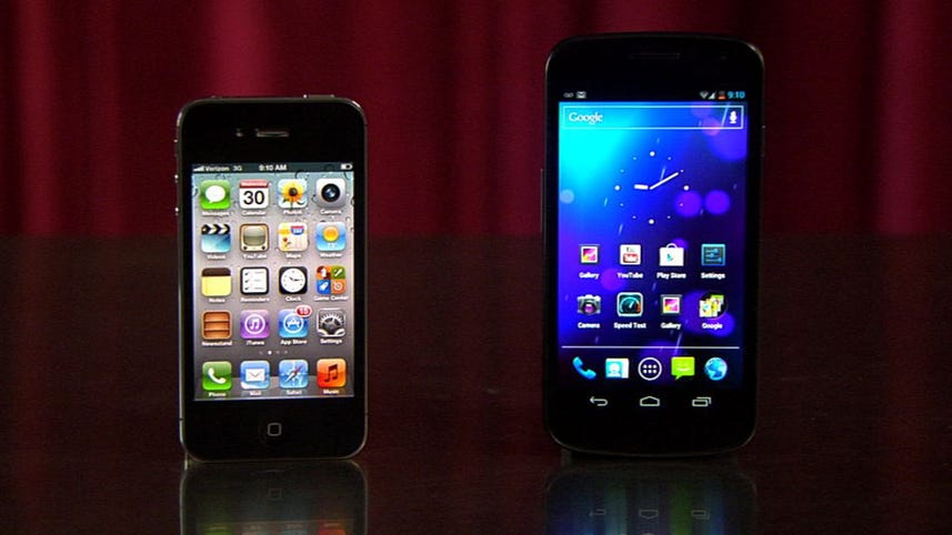 Apple iPhone 4S vs. Samsung Galaxy Nexus (Sprint)