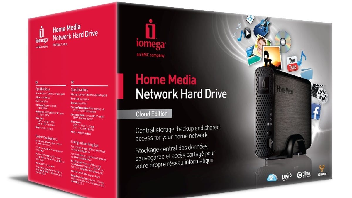 A new NAS server from Iomega that comes with the company&apos;s new Personal Cloud feature.