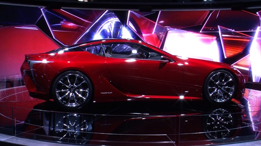 Get an up-close look at the Lexus LF-LC concept