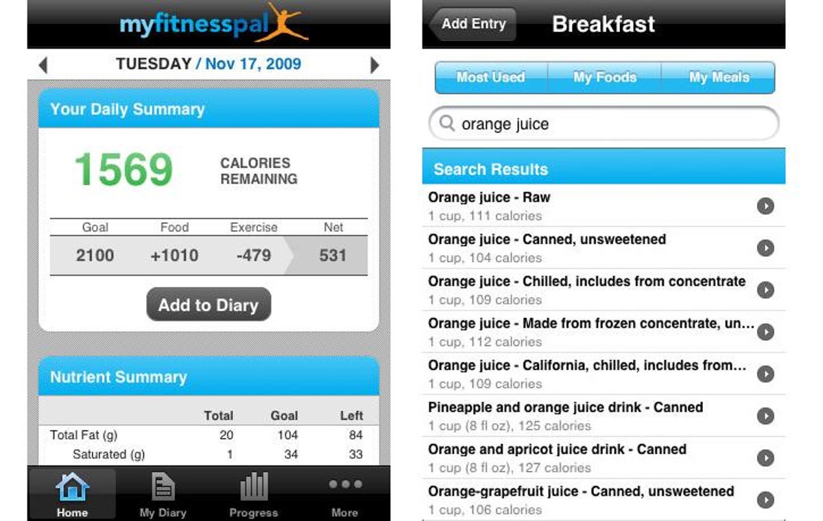 Get in shape with MyFitnessPal - CNET