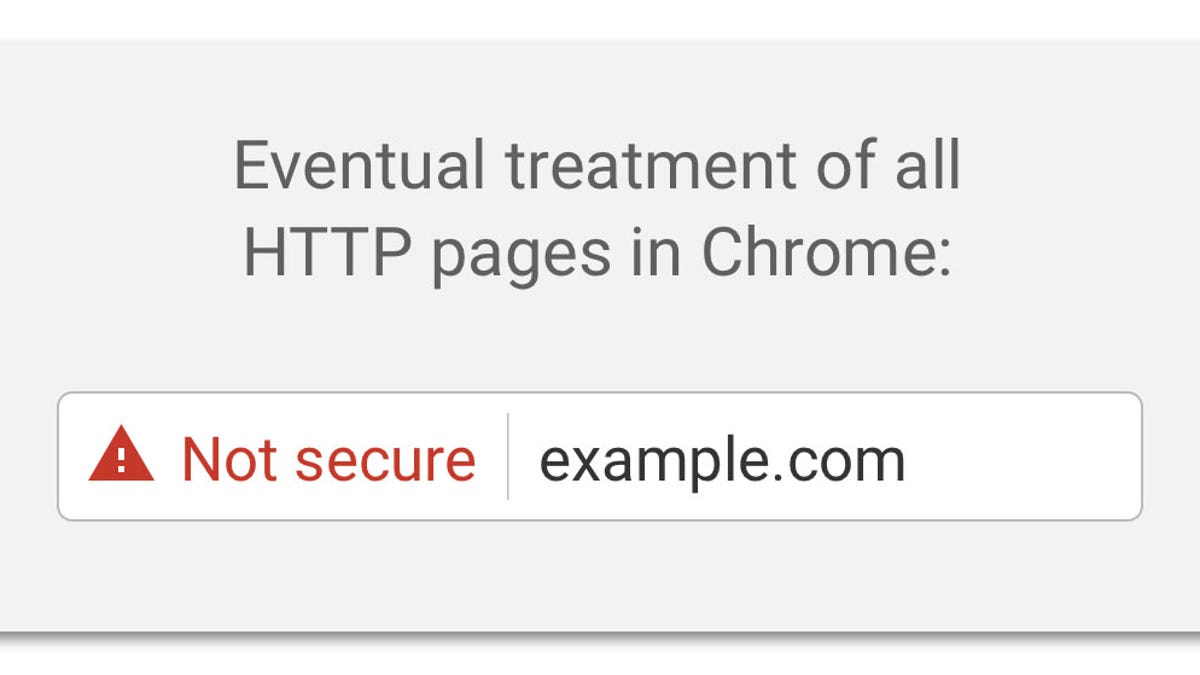 ​Chrome eventually will warn that any unencrypted website is insecure.