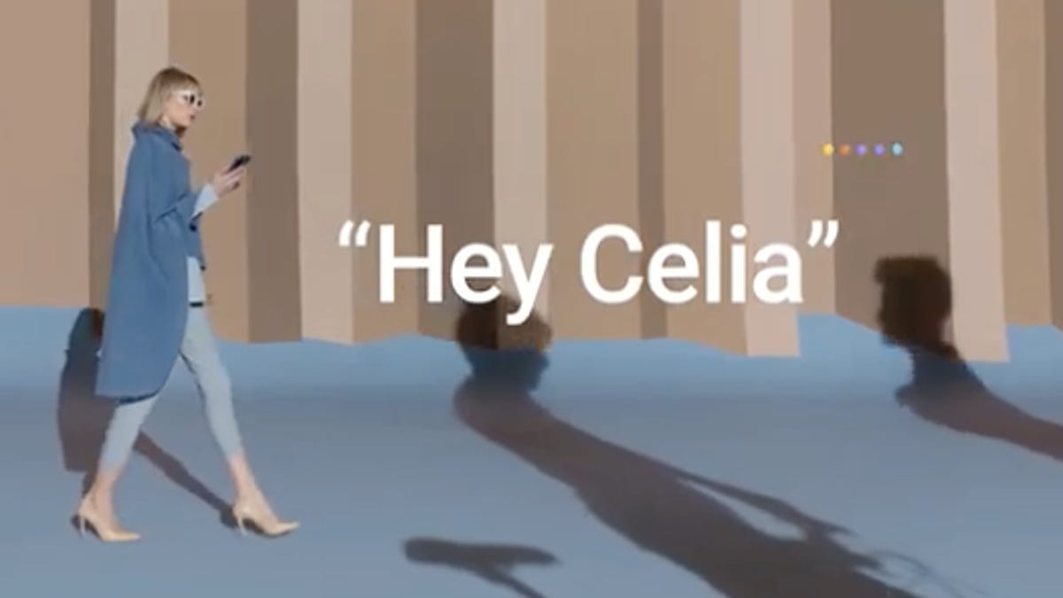 Huawei 'Hey Celia' screenshot